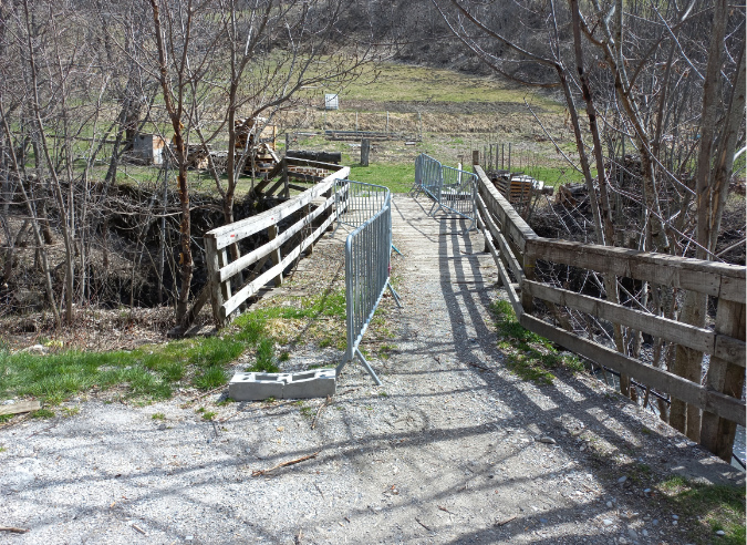 Esprit Rando : La passerelle du Moulin d’Allos a besoin de vous 
